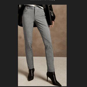 Banana Republic Gray Sloan Slim Ankle Mid-rise Pants - Size 6 - NEW